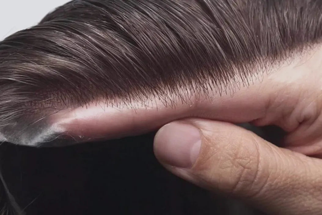 Haaransatz eines Haarsystems von Divine Hairsystems