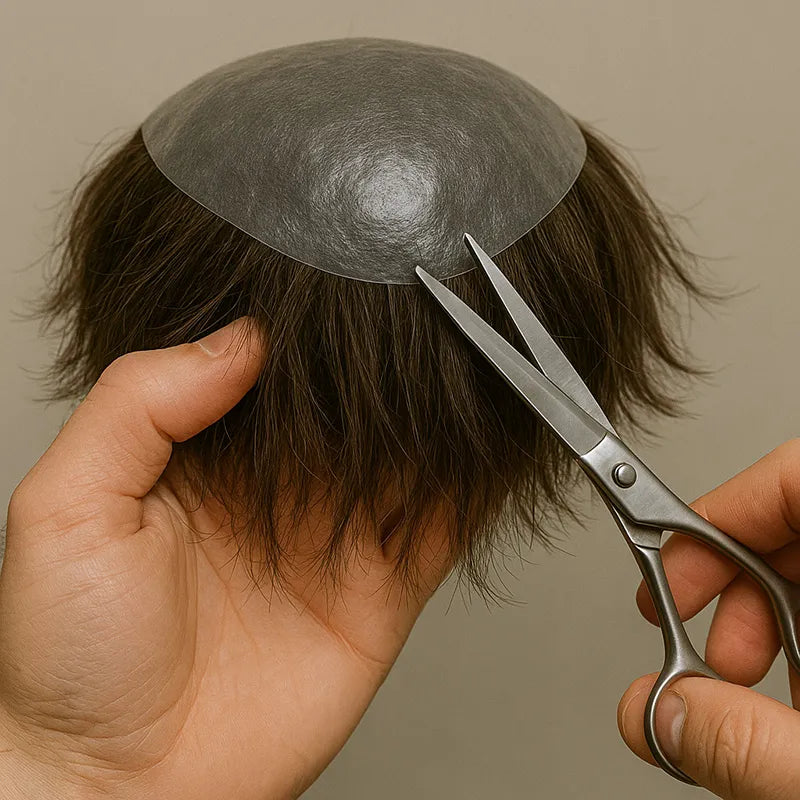 haarsystem zuschneiden