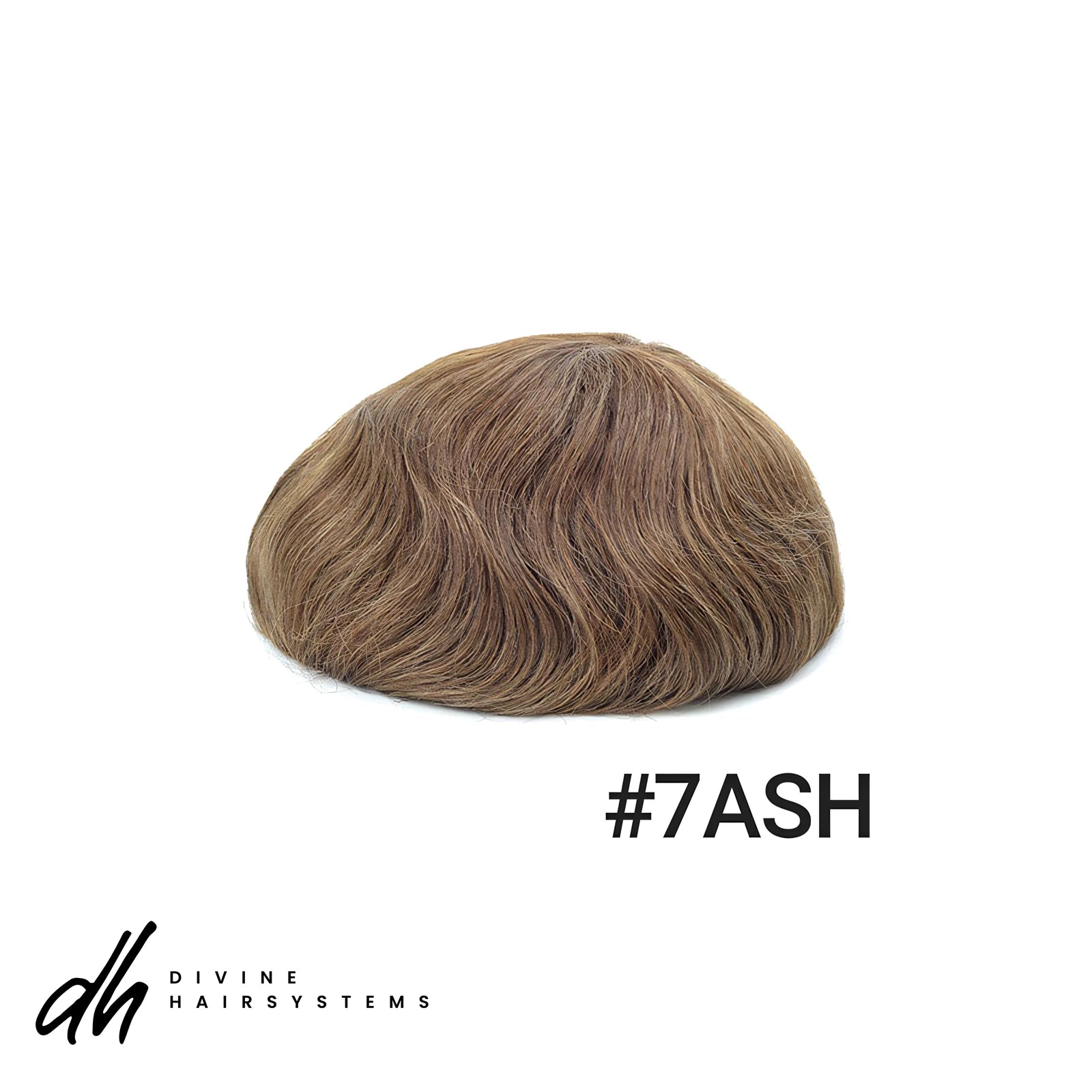 big_7ash Haarsystem für Männer Farbe 7ash